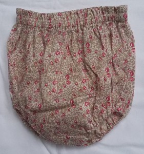 Bloomer en Liberty Eloise rose, taille 6 mois.