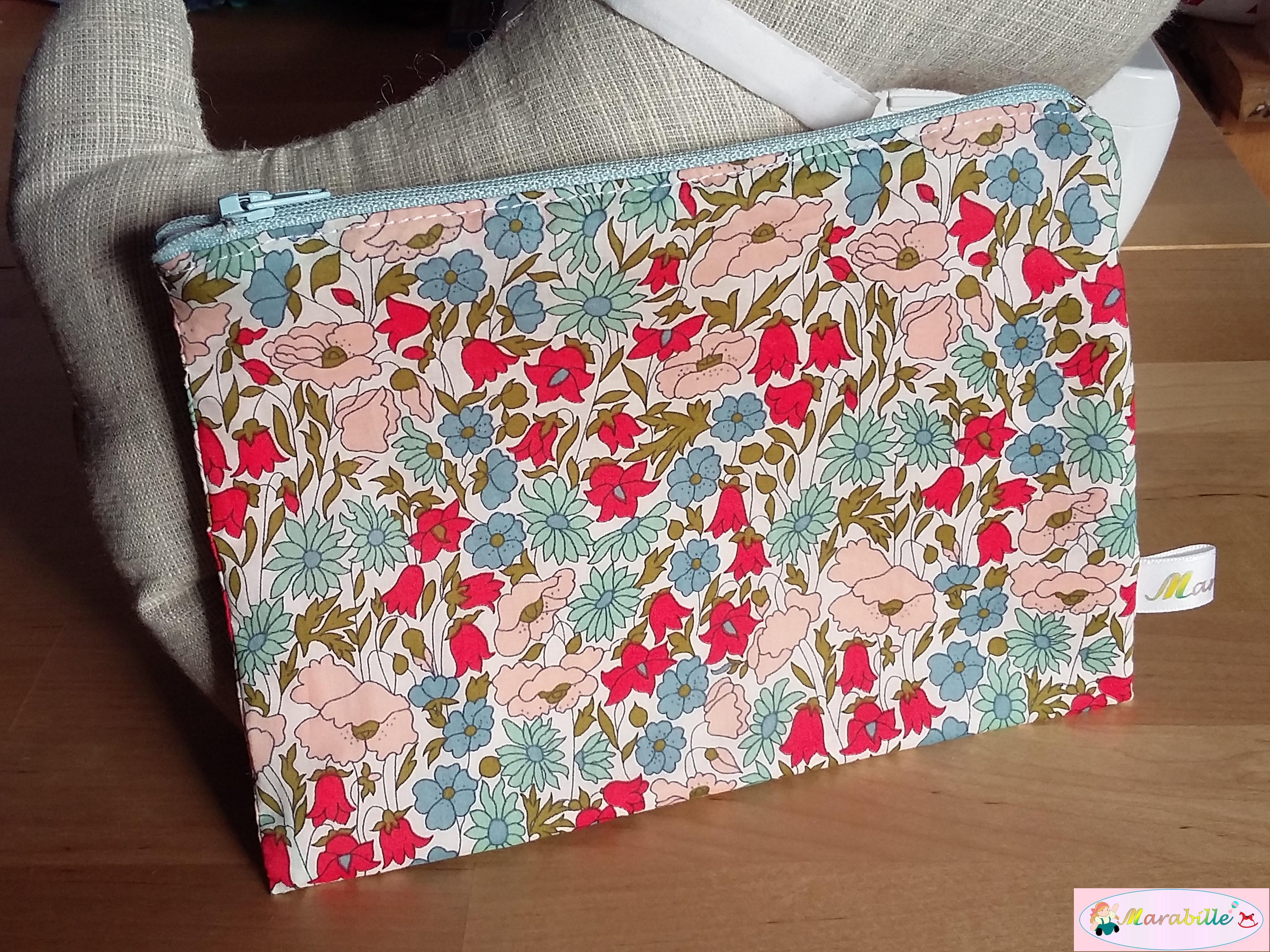 Pochette Poppy and Daisy multicolore vif